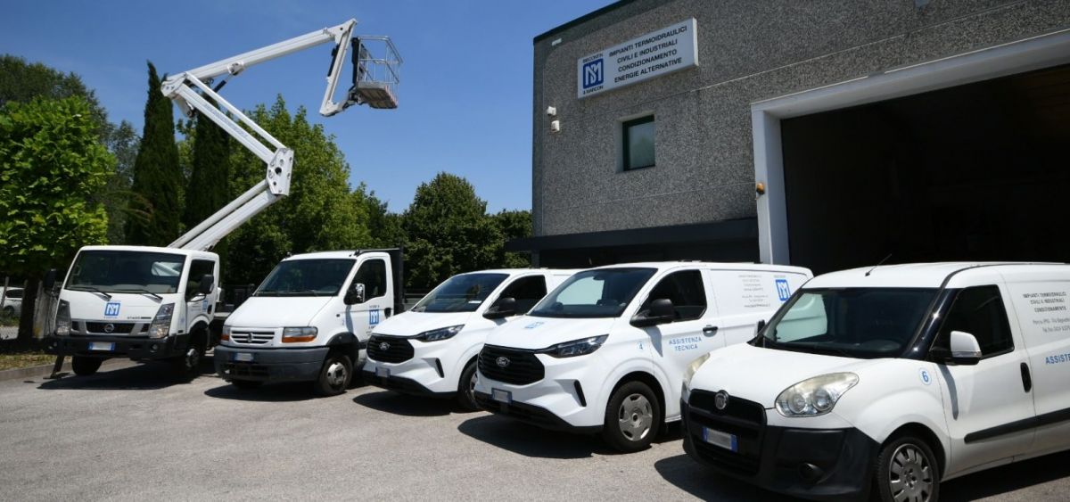 Flotta veicoli della ditta Biscontin e Marcon srl